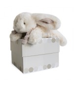 Lapin Bonbon taupe PM - Doudou et Compagnie