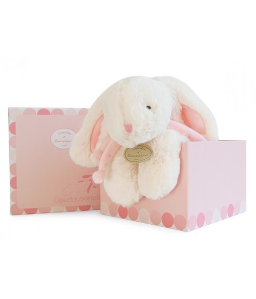 Lapin Bonbon rose GM - Doudou et Compagnie