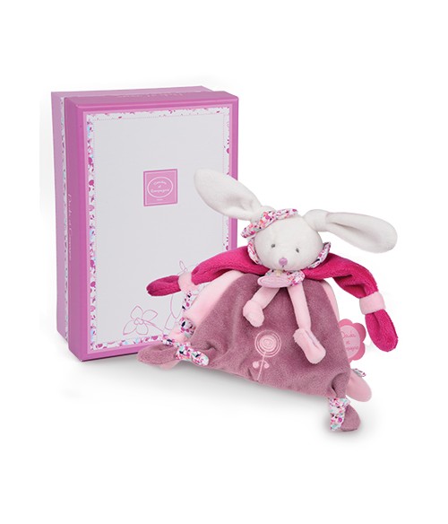 Attache tétine Cerise le lapin - Doudou et Compagnie