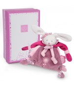 Attache tétine Cerise le lapin - Doudou et Compagnie