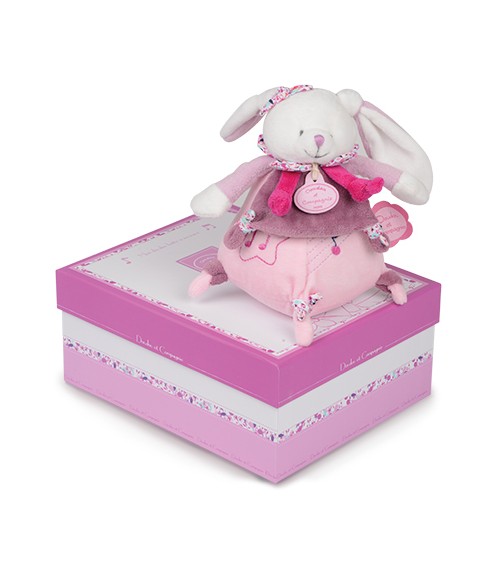 Peluche musicale Cerise le lapin - Doudou et Compagnie