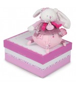 Peluche musicale Cerise le lapin - Doudou et Compagnie