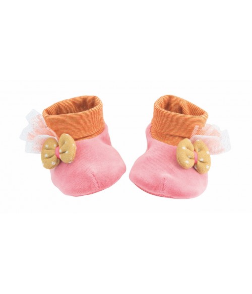 Chaussons bébé rose - Les Tartempois