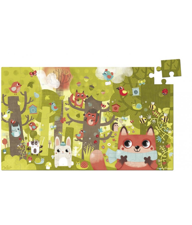 Set 4 Puzzles en bois 'Les 4 Saisons' - Jouets puzzle en bois 2 ans - Vilac