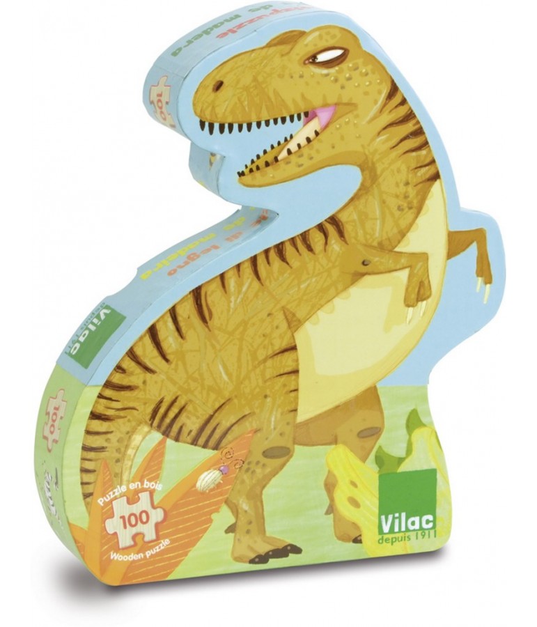 Puzzles en bois Dinosaures - Vilac - 2611