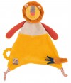 Doudou attache tétine lion Les Papoum