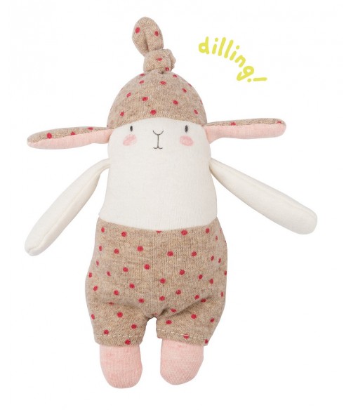 Hochet lapin pois Les Petits dodos Moulin Roty