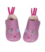Chaussons cuir souris Moulin Roty