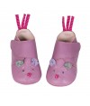 Chaussons cuir souris Moulin Roty