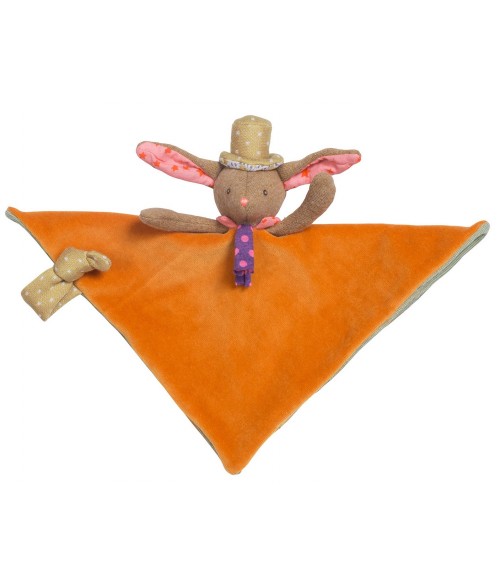 Doudou mouchoir lapin les Tartempois Moulin Roty