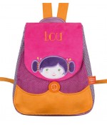 Sac à dos brodé Tchiki Violette - L'oiseau Bateau