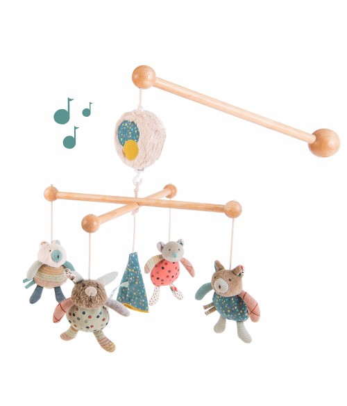 Mobile musical Les Jolis Trop Beaux Moulin Roty