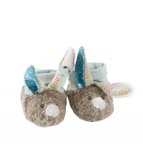 Chaussons Lapins Les Jolis trop beaux Moulin Roty