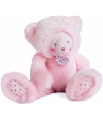 Ours rose Trop Mimi 30 cm - Doudou et Compagnie