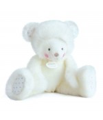 Ours blanc Trop Mimi 30 cm - Doudou et Compagnie