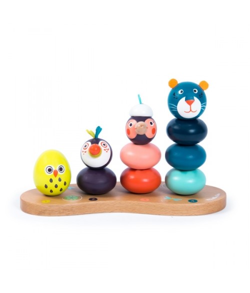 Empilable animaux multi-activités - Dans la jungle - Moulin Roty