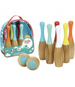 Jeu de quilles bowling bicolores- Vilac- 4033S