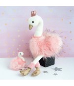 Cygne rose-Doudou et compagnie- HO2772