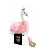 Cygne rose-Doudou et compagnie- HO2772