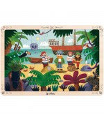 Grande puzzle 42 pcs les pirates- Vilac- 2596