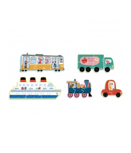 Puzzle Transport Gallimard- Vilac- 7909