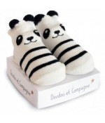 Chaussettes panda Naissances assortiment petites oreilles- Doudou et c0ompagnie- DC3705P