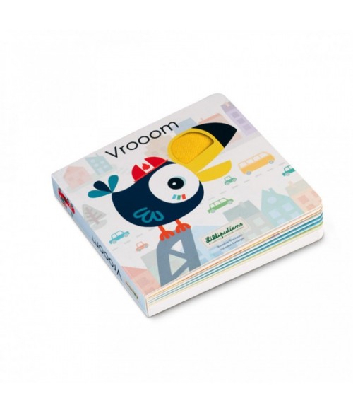 Vroom- Livre sonore et tactile- Lilliputiens- 83189