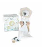 Doudou attache sucette lion unicef- Doudou&Compagnie- DC3788