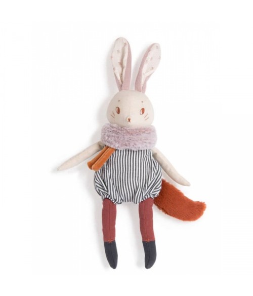 Peluche Grand lapin &quot;Plume&quot; Après la pluie-Moulin Roty-715024