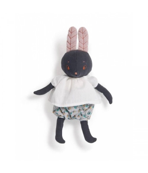 Peluche Lapin &quot;Lune&quot; Après la pluie-Moulin Roty-715022