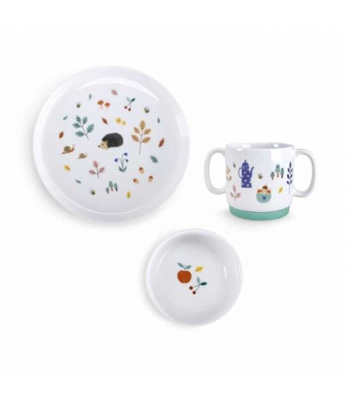Set vaisselle porcelaine Pomme des bois-Moulin Roty-675230