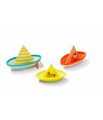 3 petits bateaux flottants Lilliputiens