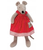 Peluche Nini la souris Moulin Roty - La grande famille