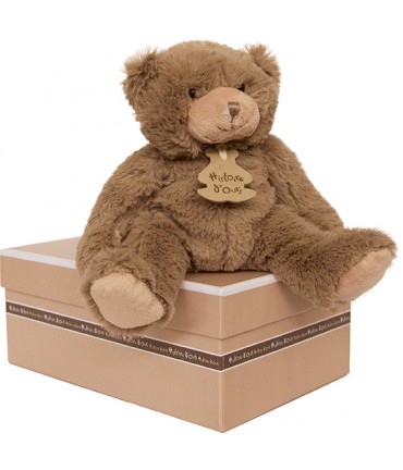 Histoire d'ours - Peluche Hérisson Beige - 45 cm